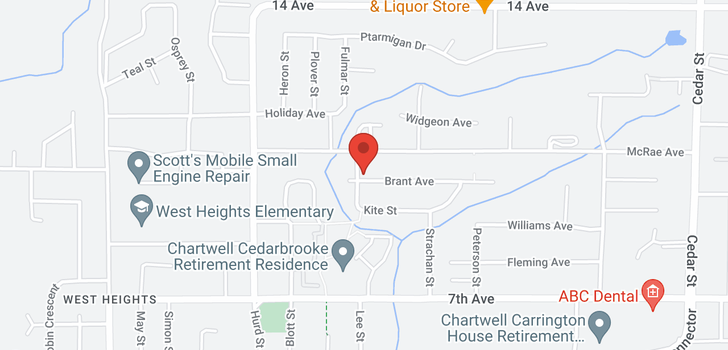 map of 32347 BRANT AVENUE